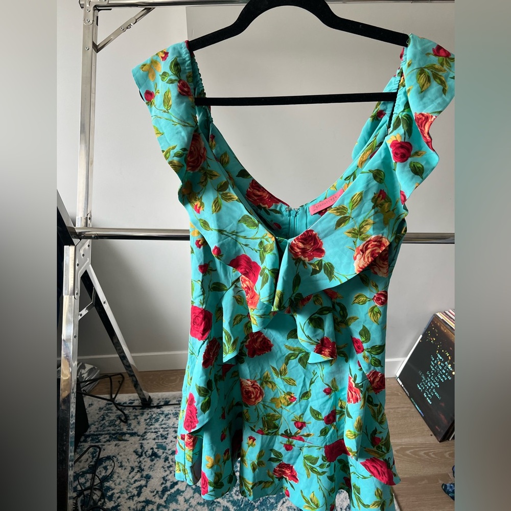 Signature 8 Floral Ruffle mini Dress - Picture 5 of 8